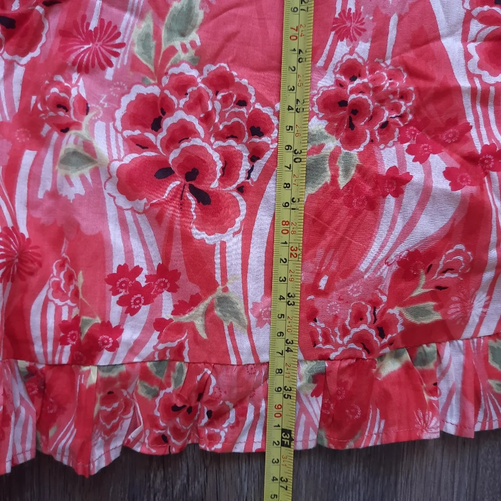 Raviya pink sundress at the front with buttons at the back with elastic size S - Picture 14 of 16